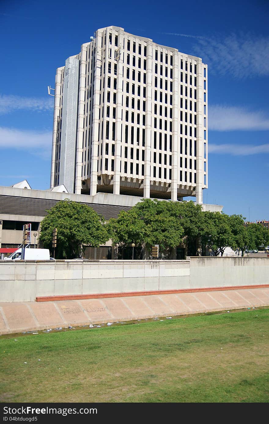 Malaga modern building