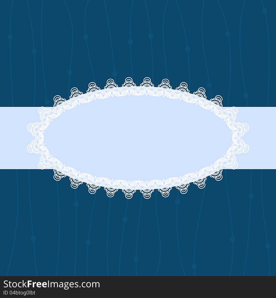 Vector illustration with ornament for greeting card. Vector illustration with ornament for greeting card.