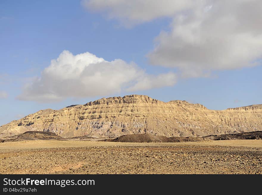 Mount Ardon in Negev desert.