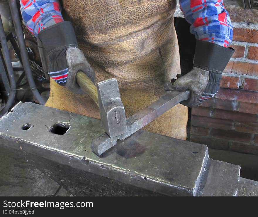 Blacksmith Working