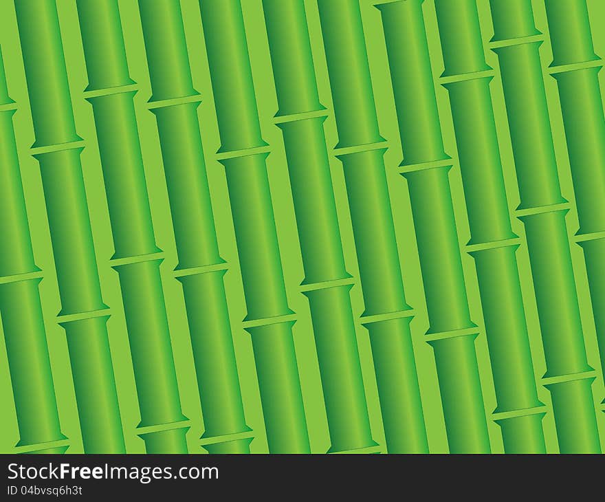 Illustration of Abstract Bamboo Background