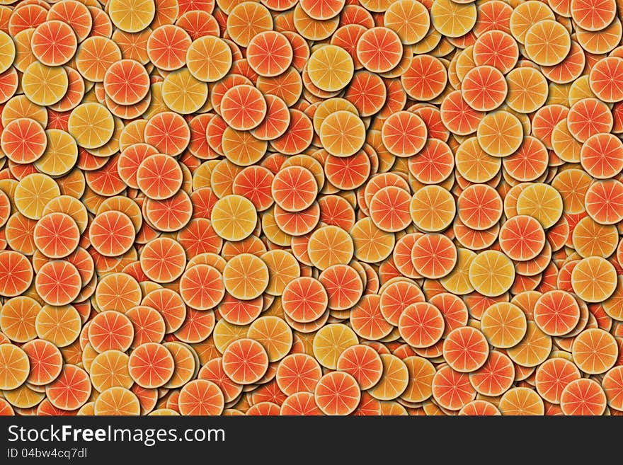 Abstract fruit background design / illustration