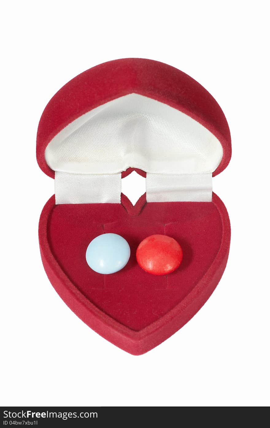 Two Vitamins In The Box For Wedding Rings