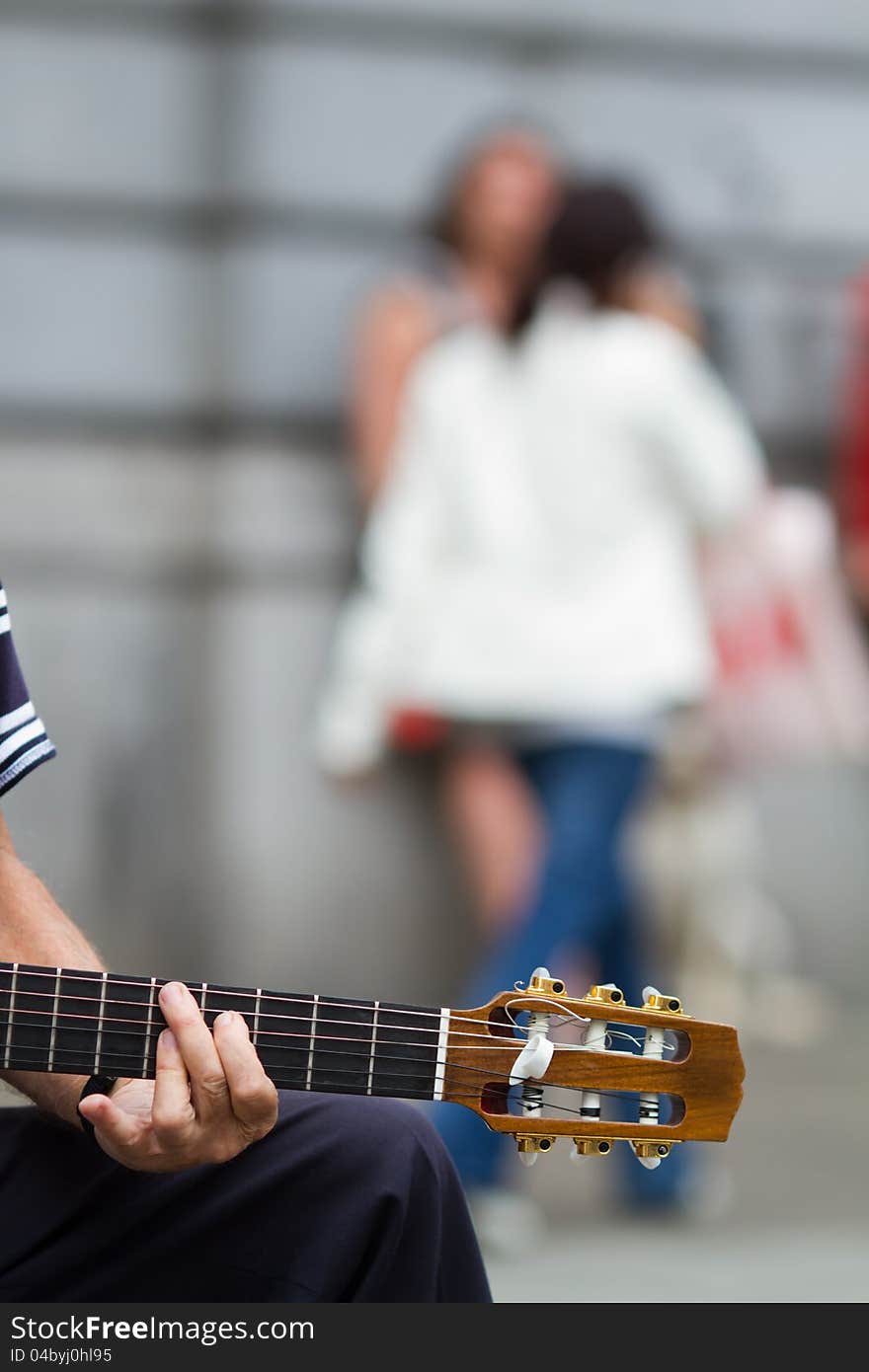 Playing Guitar