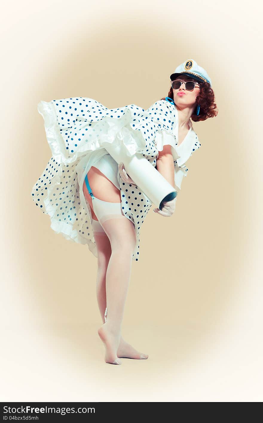 Pin-up girl. American style