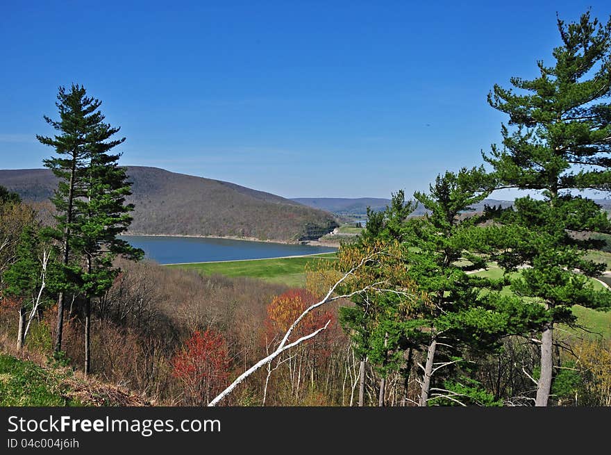 Scenic View of the Hammond Dam in Tioga Pennsylvania