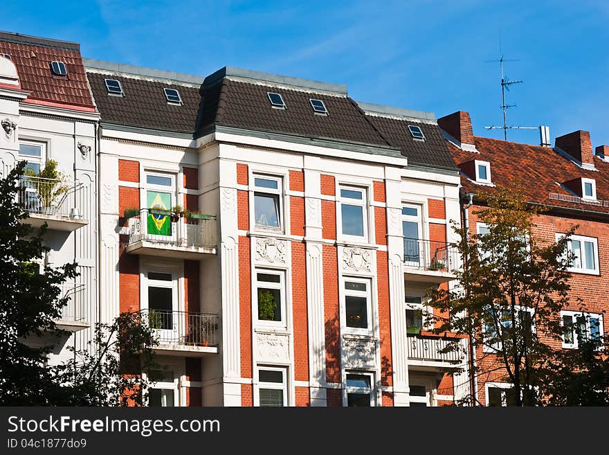 Old apartment houses