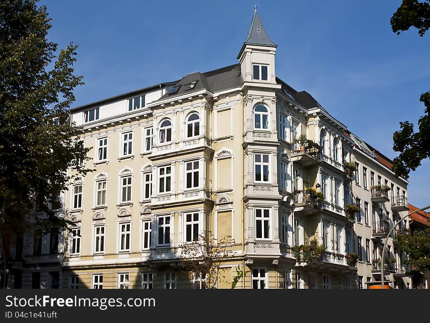 Old apartment houses