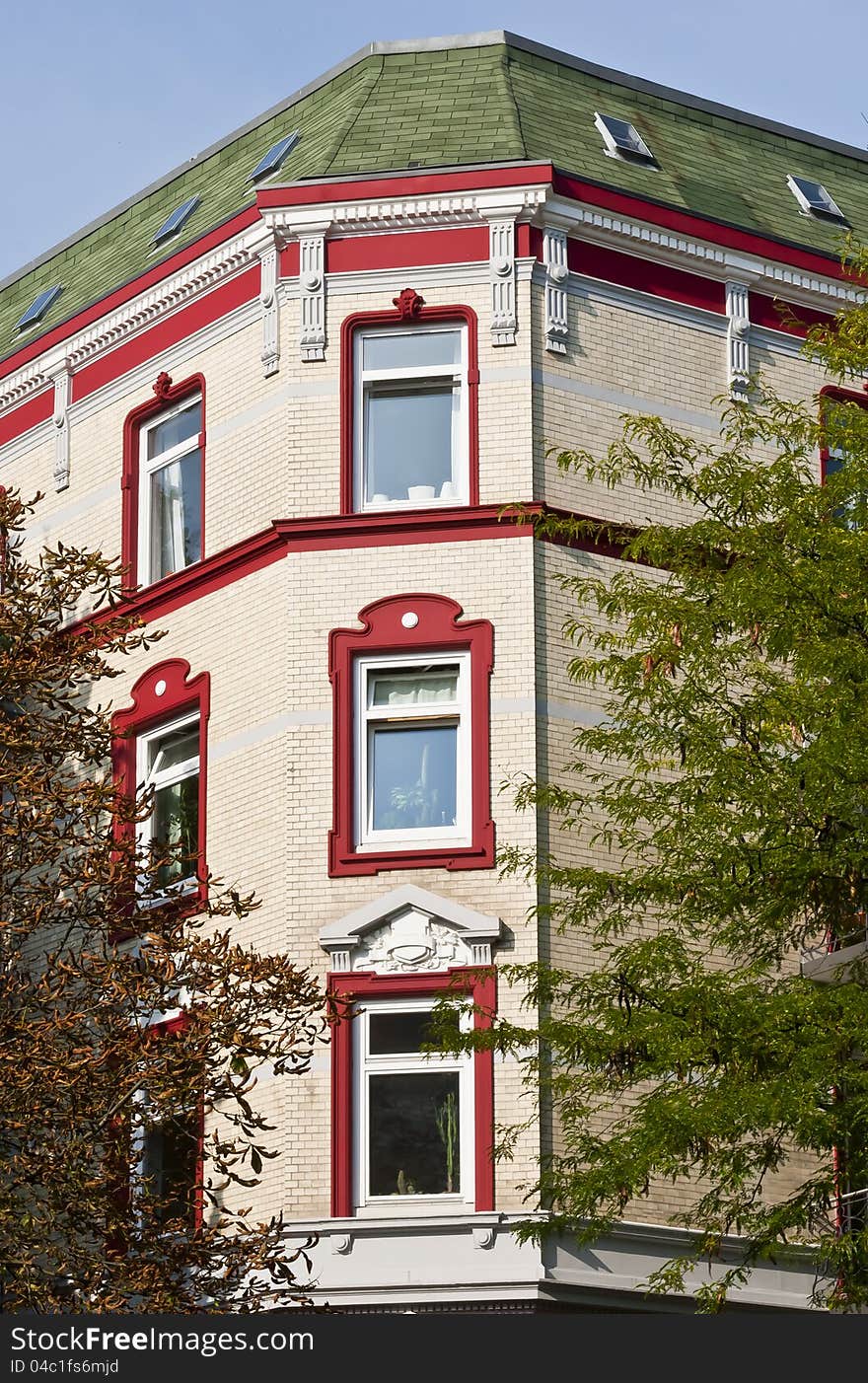 Old apartment houses