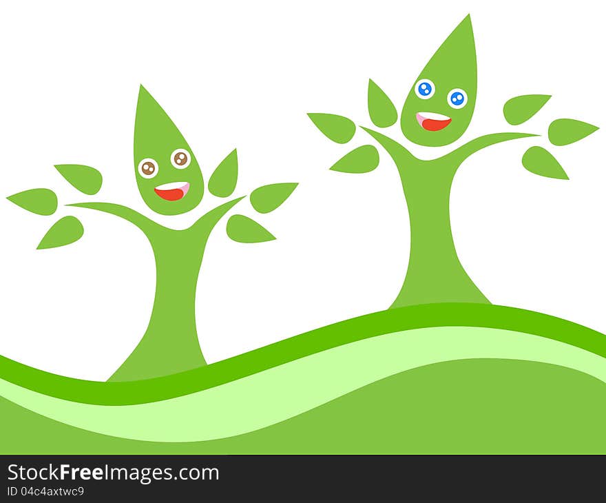 Happy Couple Eco Tree