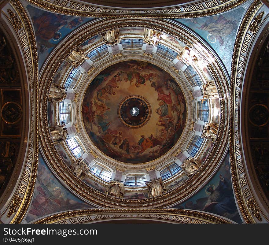 Internal furniture of the Isakiyevsky cathedral in St. Petersburg. Internal furniture of the Isakiyevsky cathedral in St. Petersburg