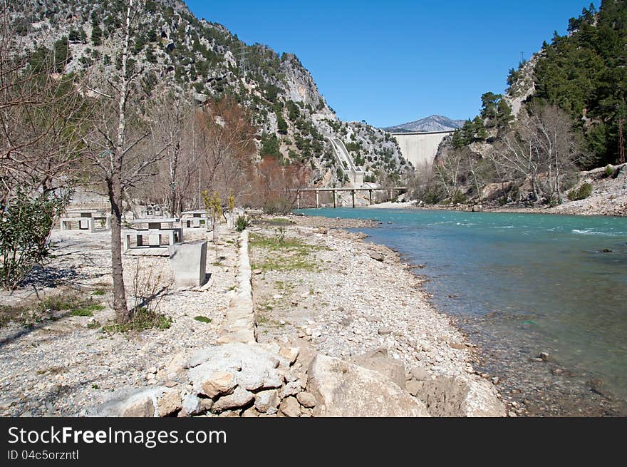 Viewpoint At Barrier Lake, Turkey