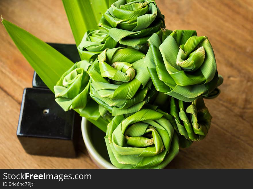 Pandanus Leaf Bending A Bouquet