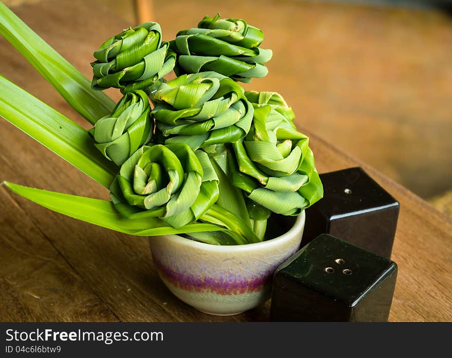 Pandanus Leaf Bending A Bouquet