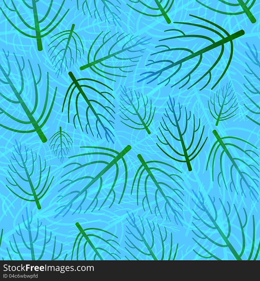 Vector seamless pattern of natural blue. Vector seamless pattern of natural blue