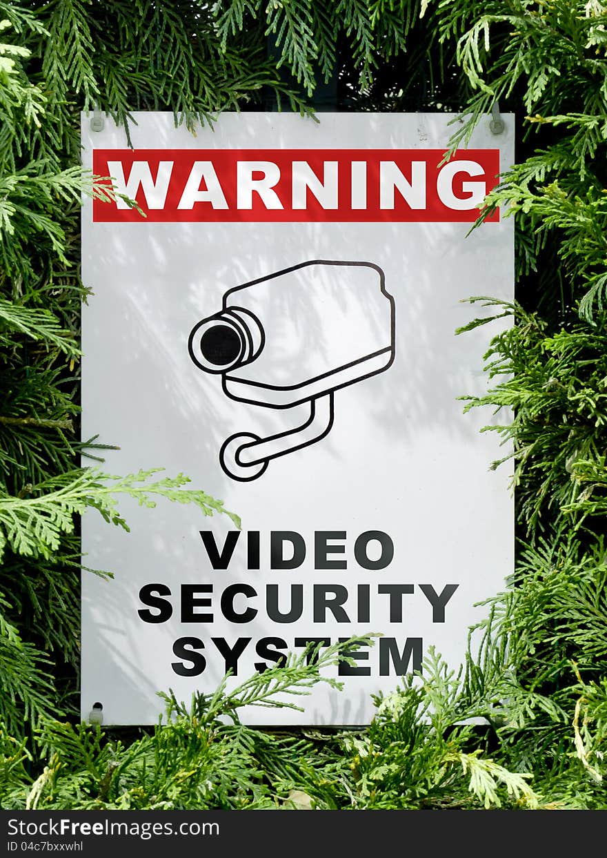 Cctv signboard