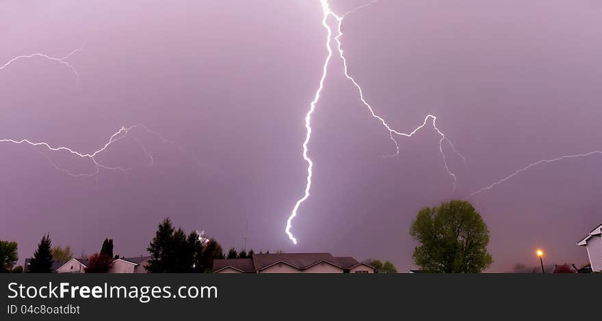 Lightning Strike Thunderstorm