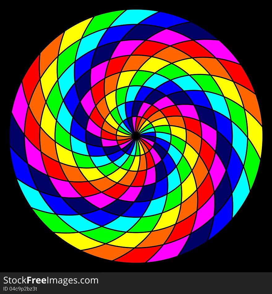 Music color circle. EPS 10 vector