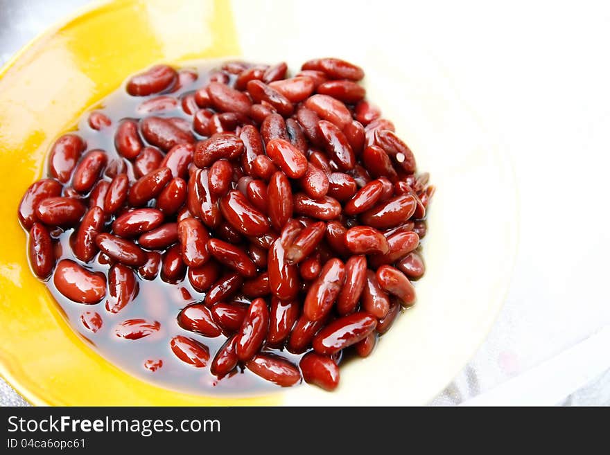 Red Kidney Beans in a  Bowl.