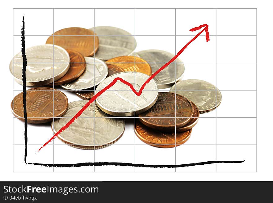 Graph and coin