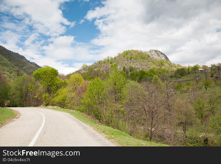 Beautiful wild nature in Romania