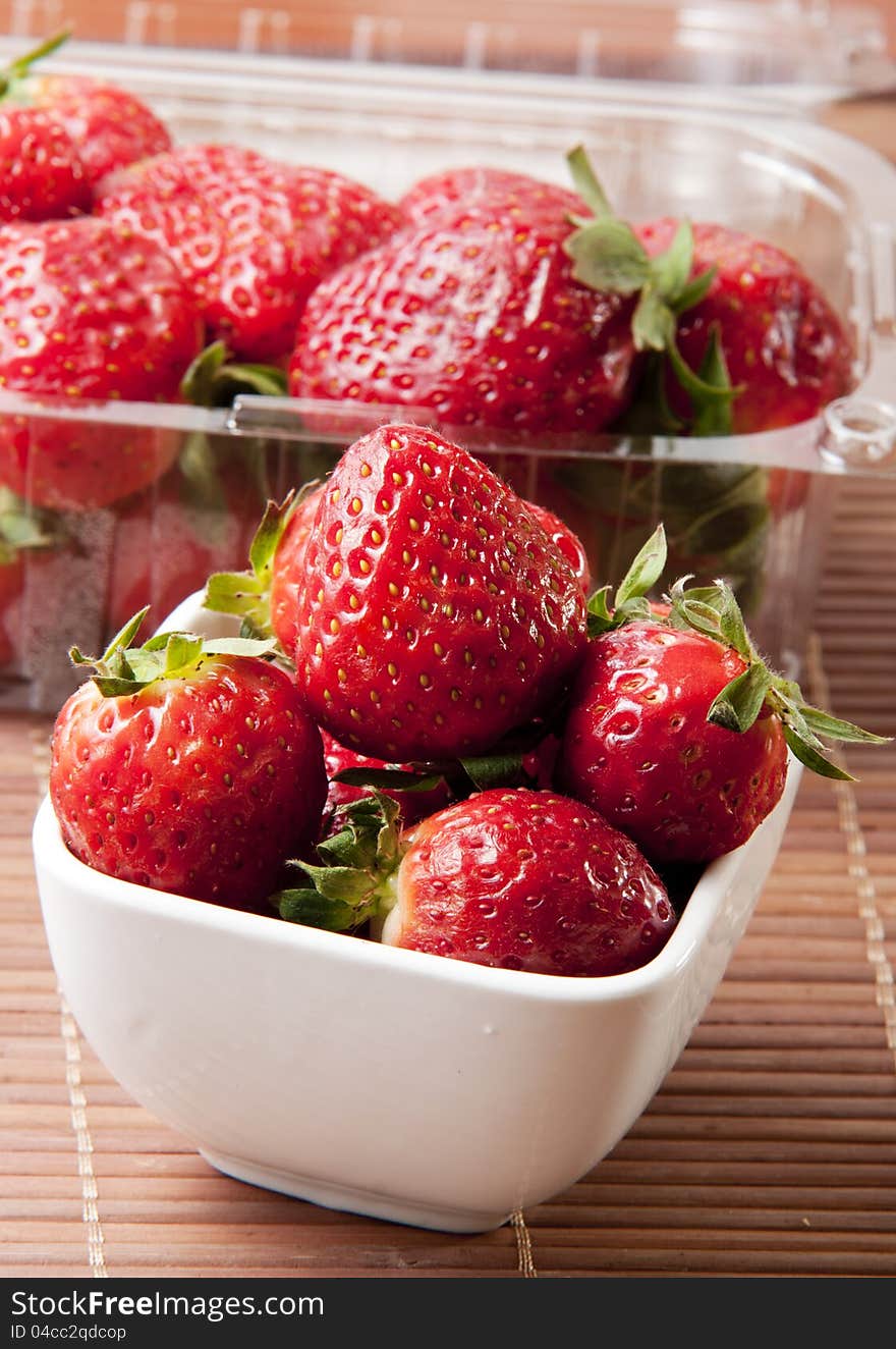 Strawberries in a Bowl