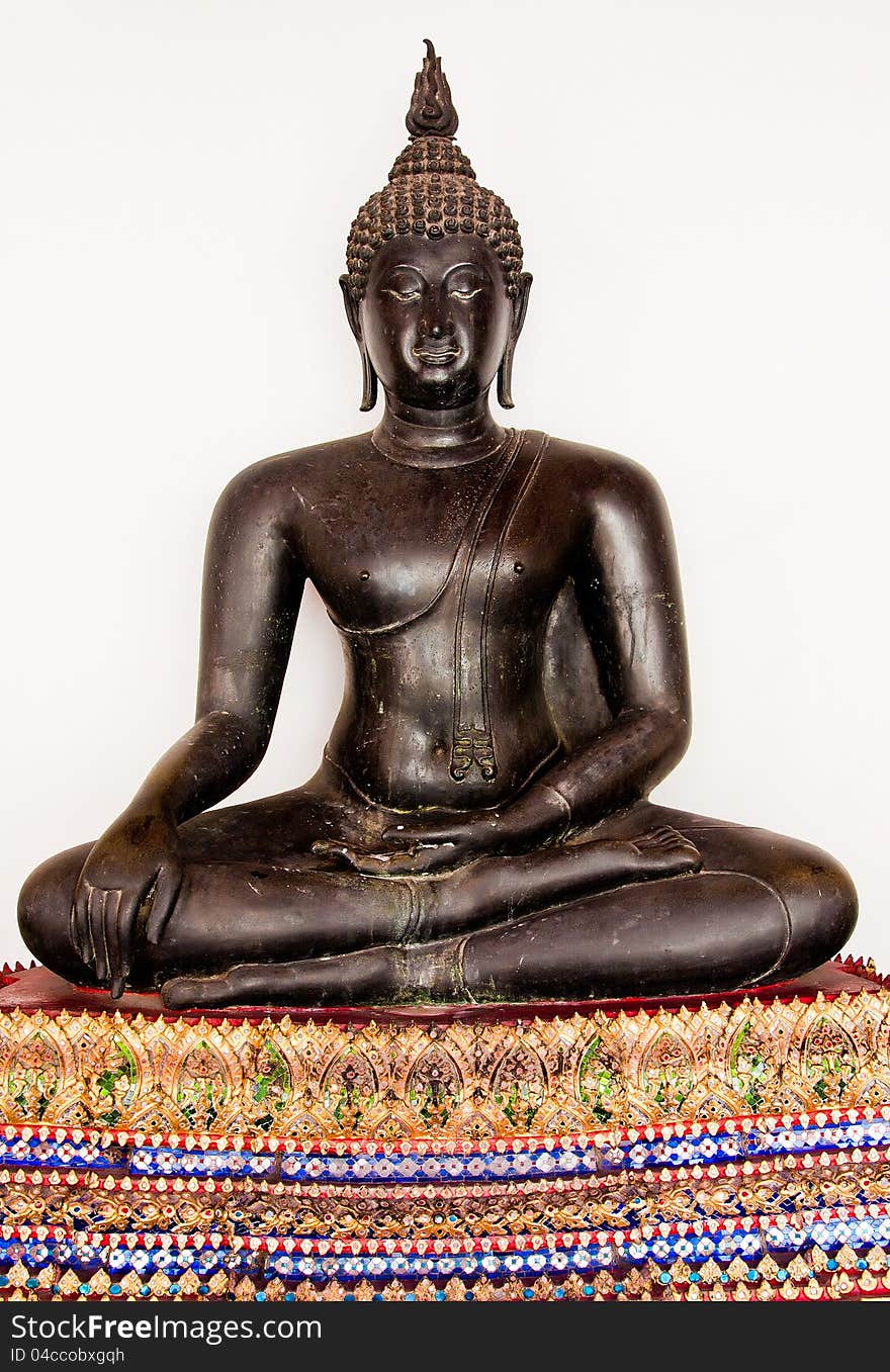 The black of Buddha it is a beautiful in Thailand. The black of Buddha it is a beautiful in Thailand.