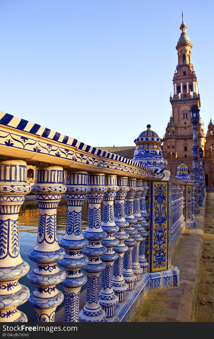 South Tower of the Spain square, Seville