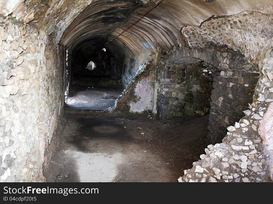 The roman ruins of the house of pollio felice at sorrento