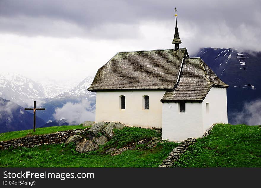 Church in the mountains.