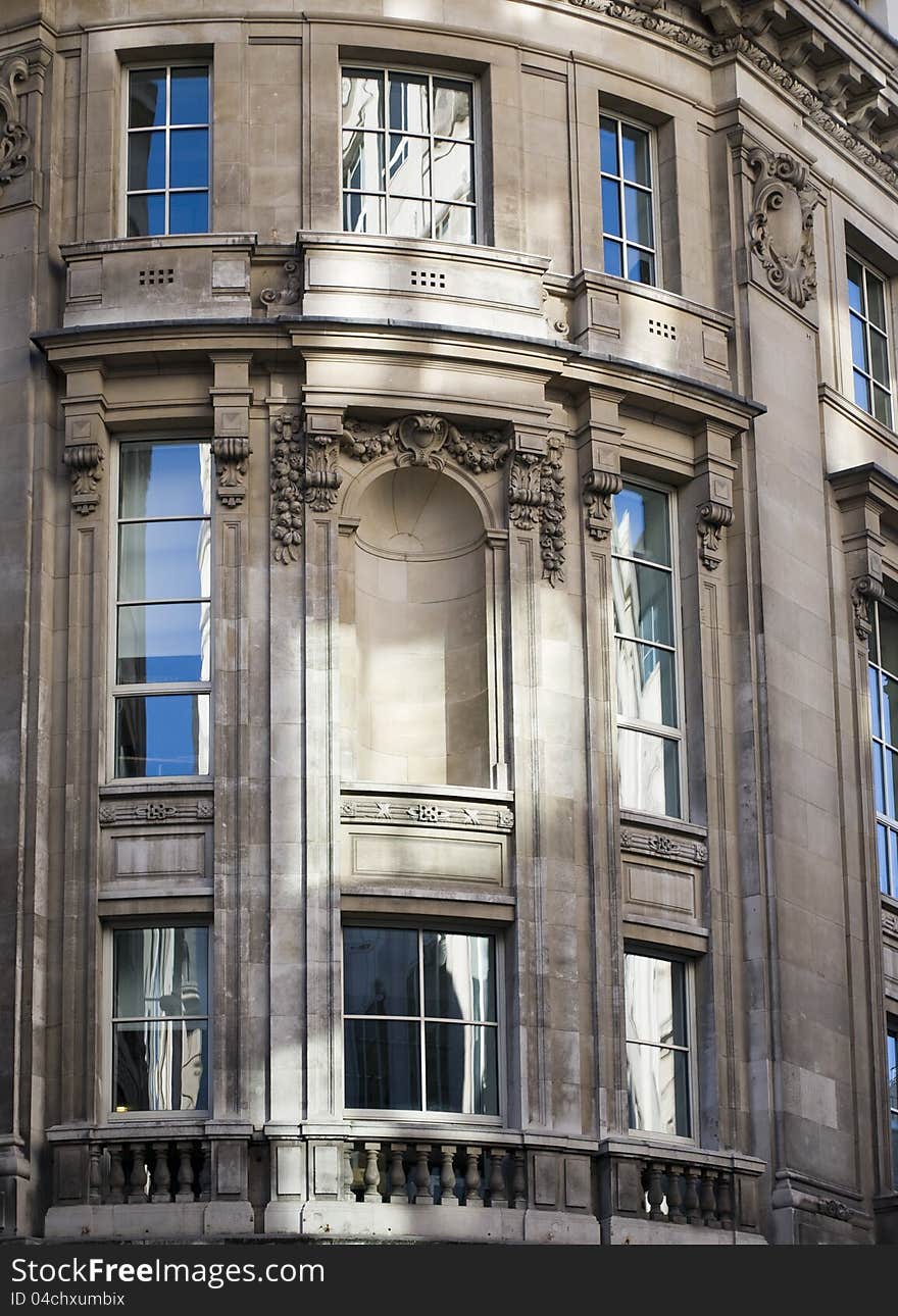 An example of classical office building in the heart of The City of London. An example of classical office building in the heart of The City of London.