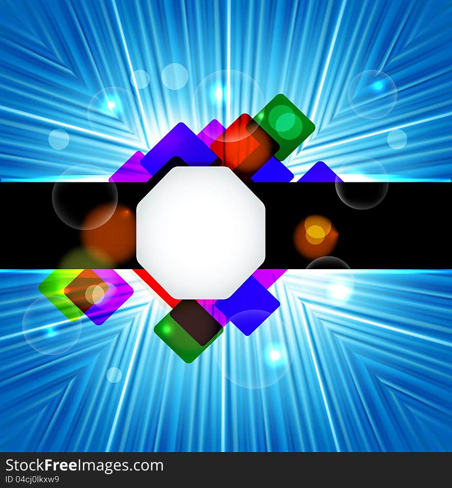 Abstract lights background. Vector illustration.