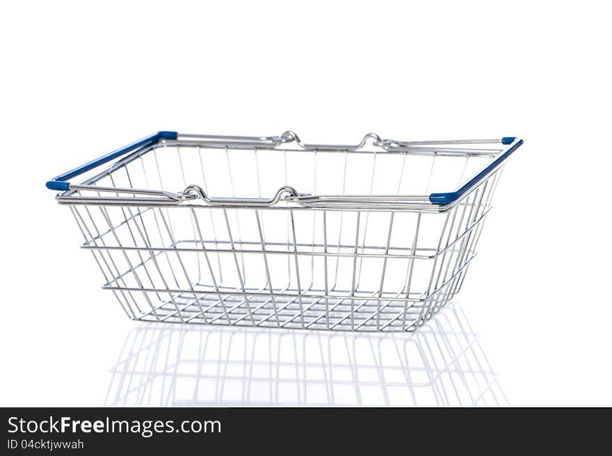 Shopping basket,  on white background