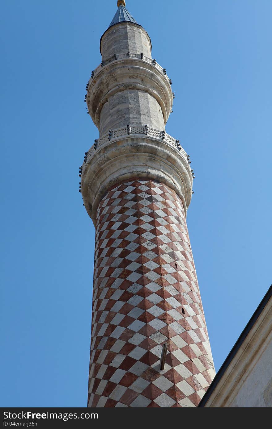 The Minaret of Uc Serefeli Mosque, Edirne.