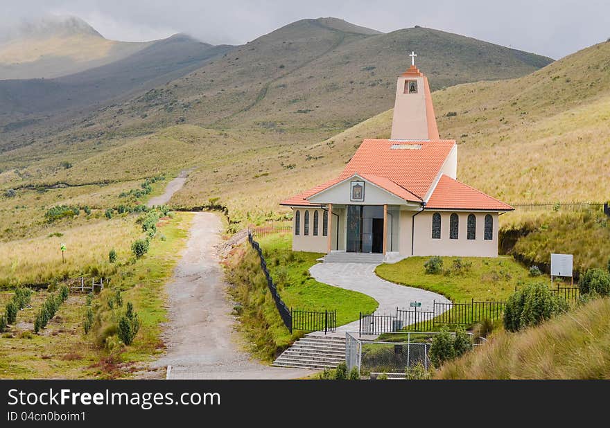 Chapel in the Andes