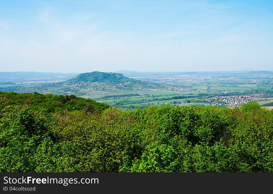 Extinct volcano at Lake Balaton