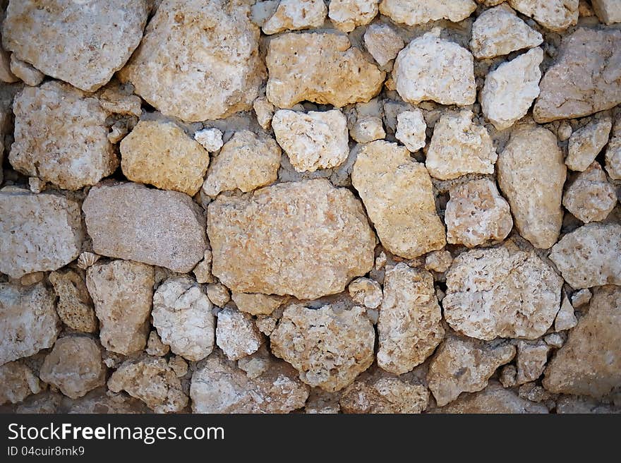 Texture of stone wall