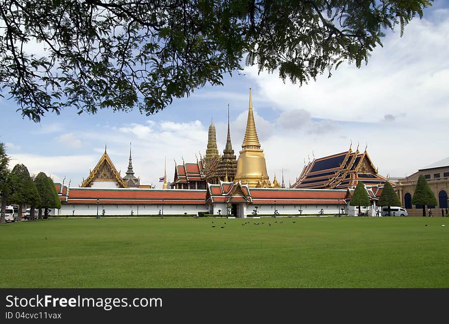 Temple Of The Emerald Buddha, Bangkok Thailand.