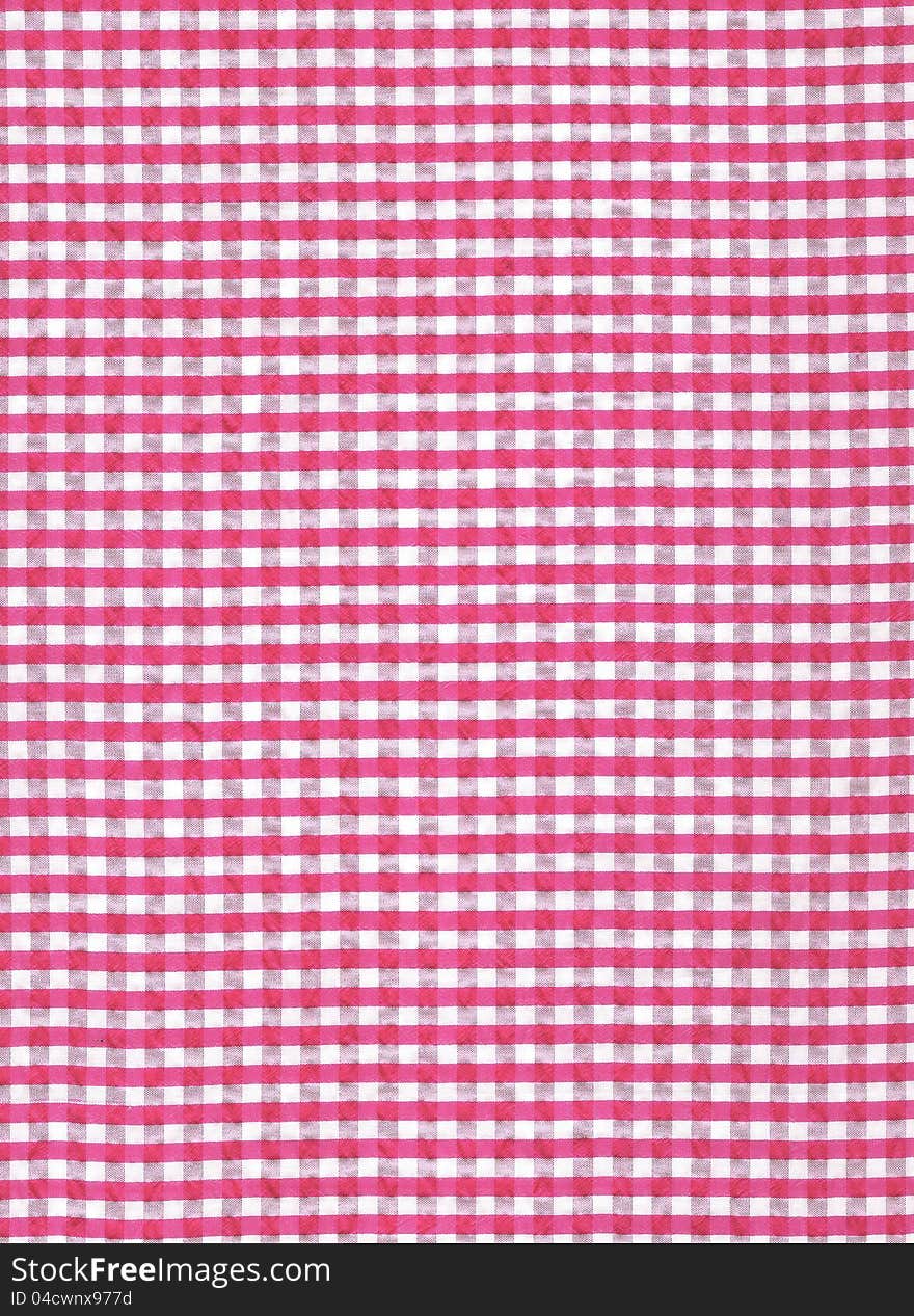 Pink Country checked pattern