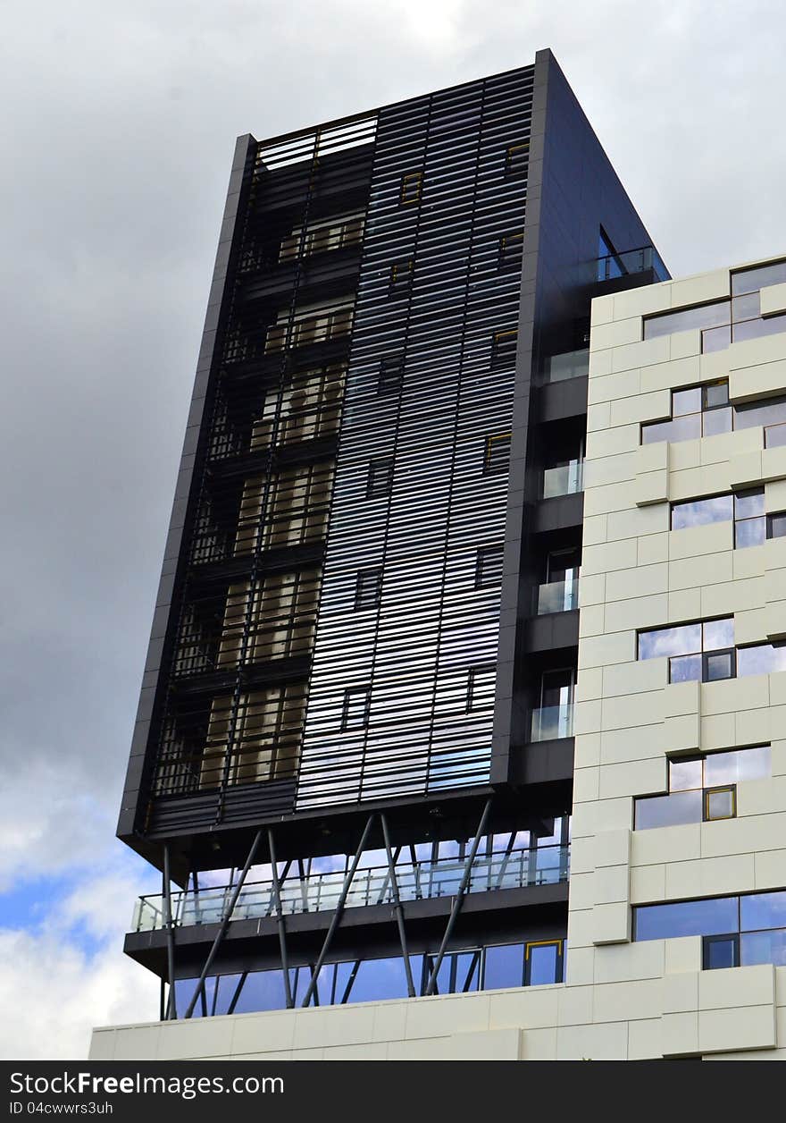 Image of the facade of an office building