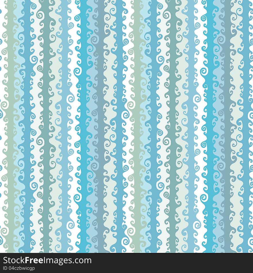 Wavy Strips Seamless Pattern