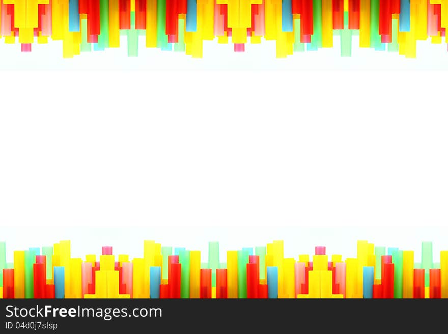 Colorful Straws Template