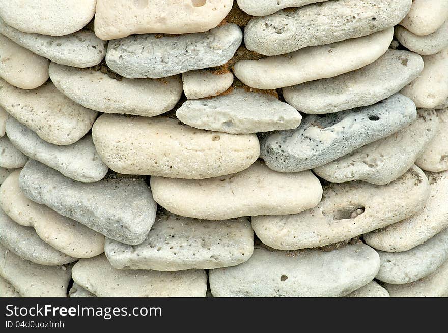 Ocean Shore Stones Background