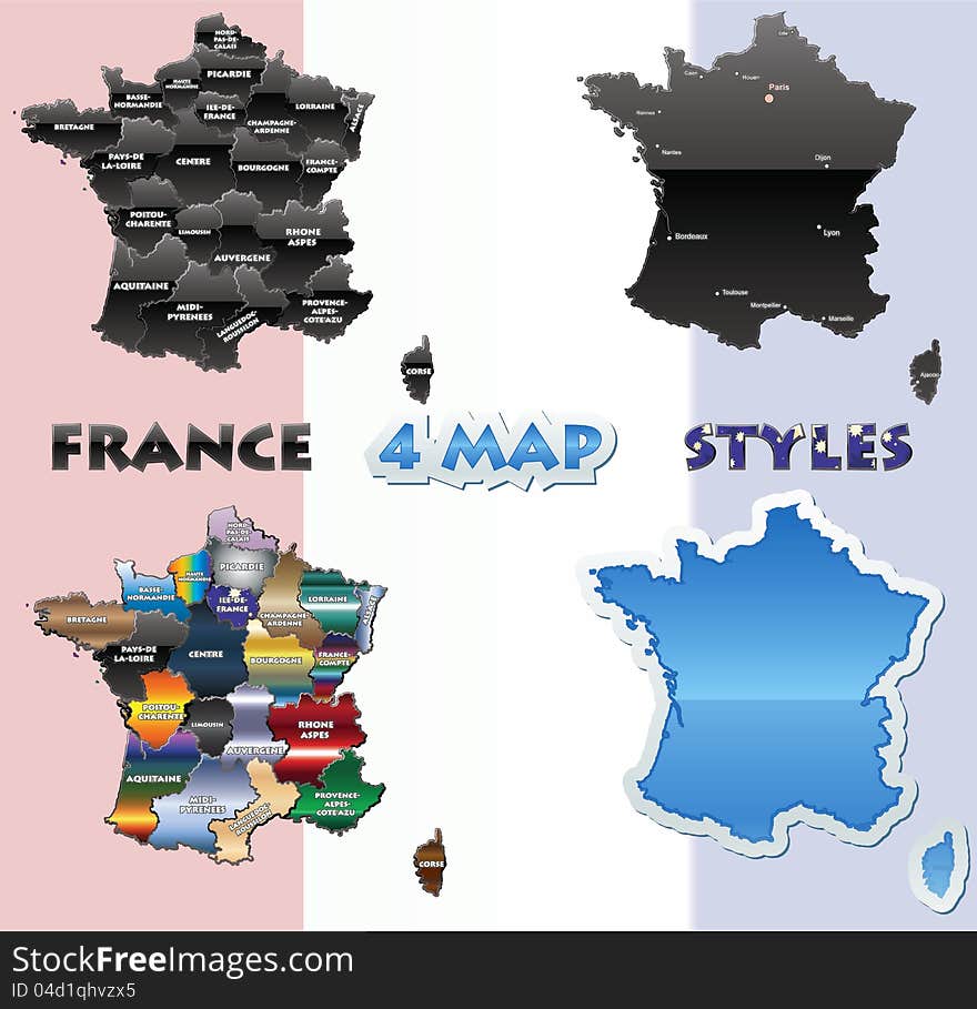 France map set