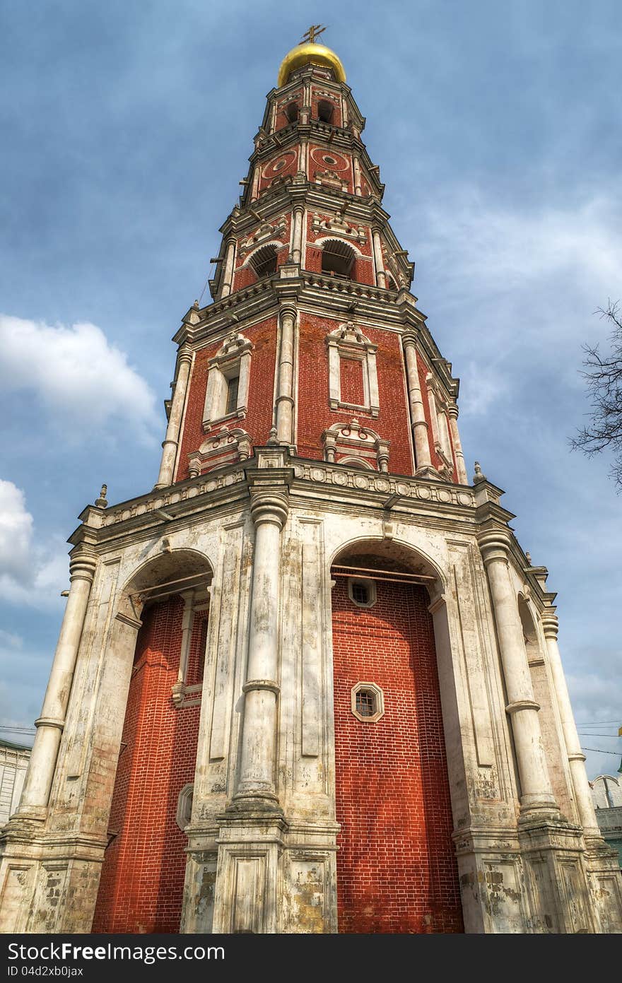 Bell tower in Novodevichy convent