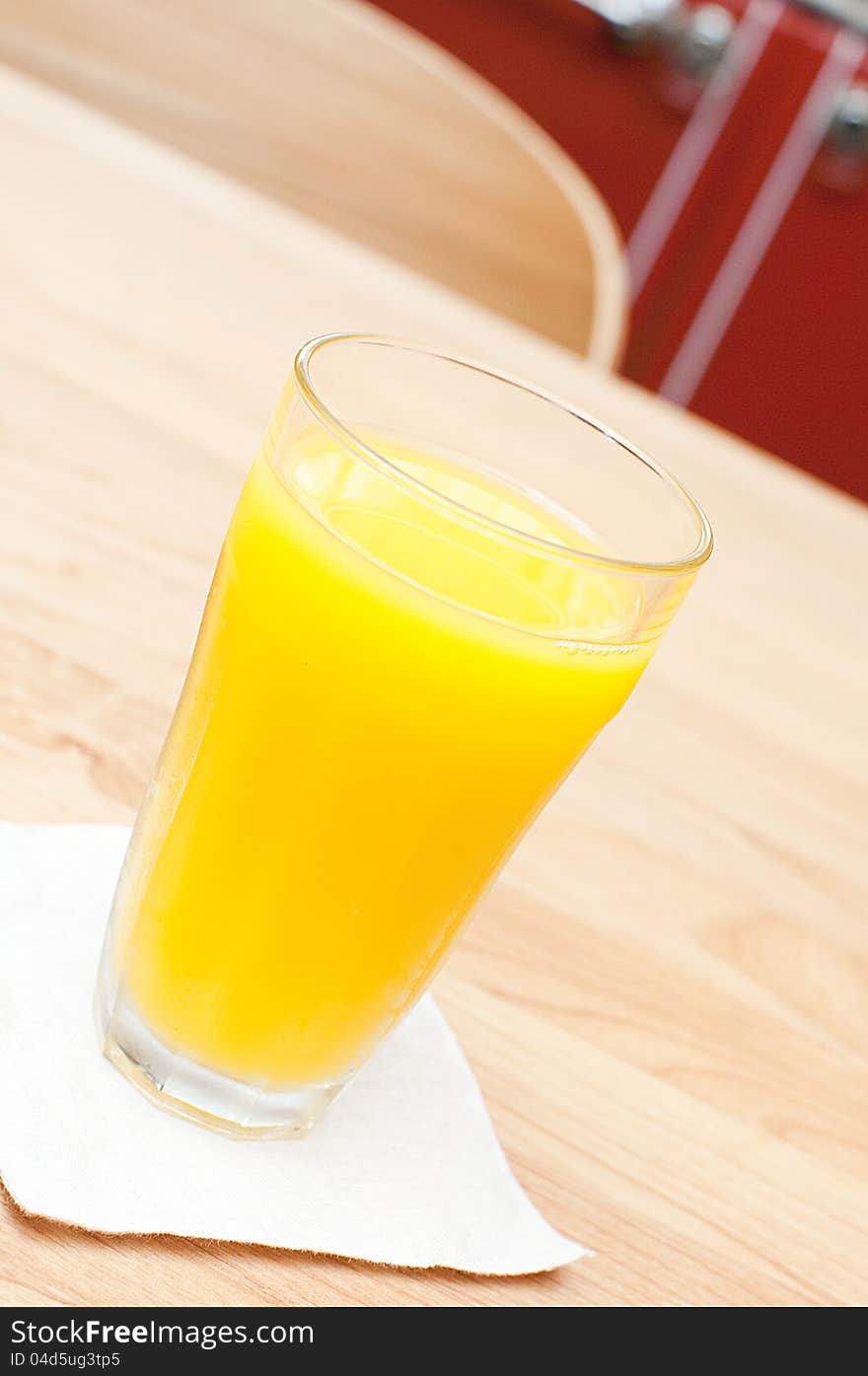 A Glass Of Orange Juice