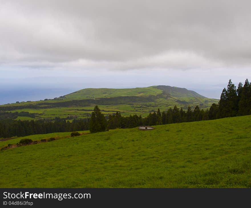 Green Fields Grey Clouds