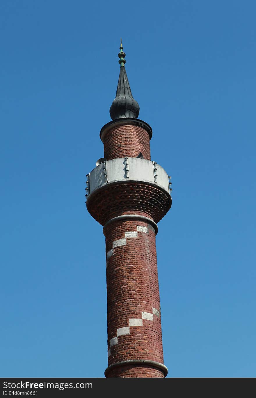 The Minaret of Kantarcilar Mosque, Istanbul.