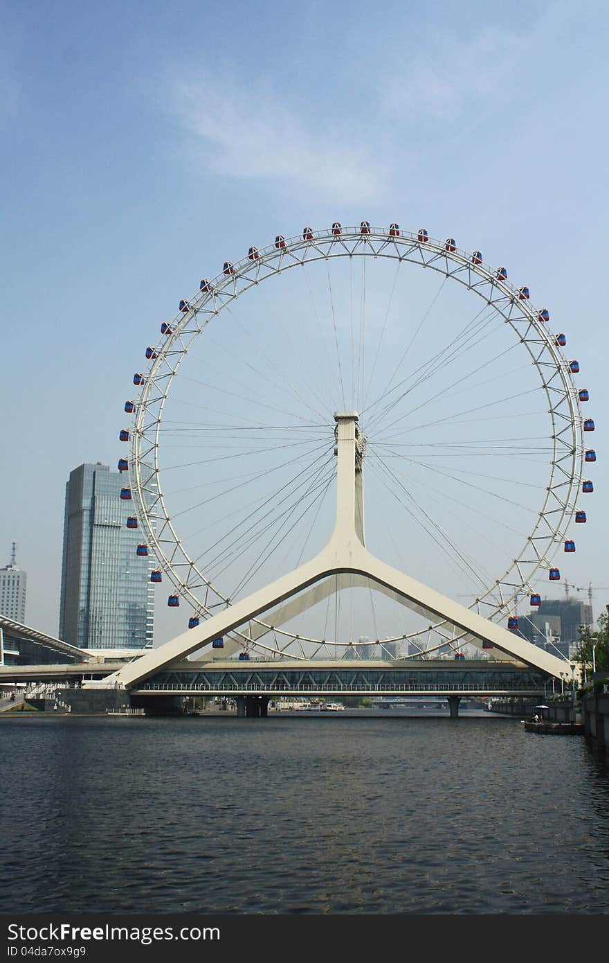 This is a China Tianjin Ferris wheel photo. This is a China Tianjin Ferris wheel photo.