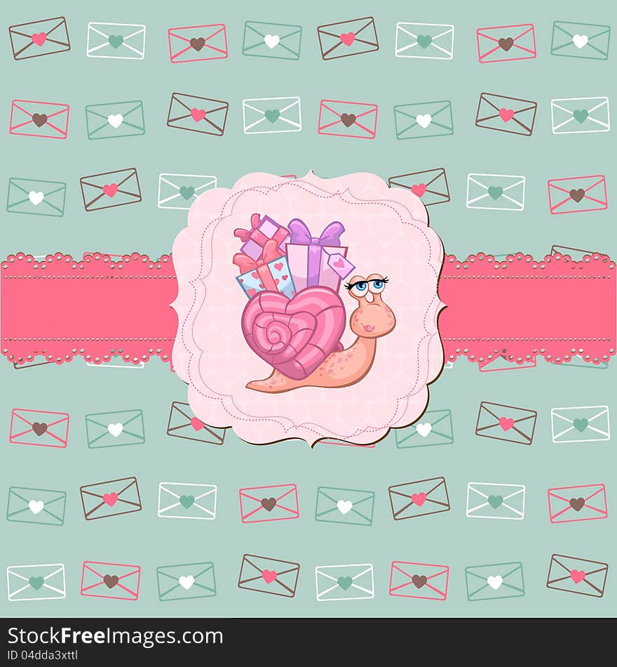 Cute Love Card - for Valentine s day